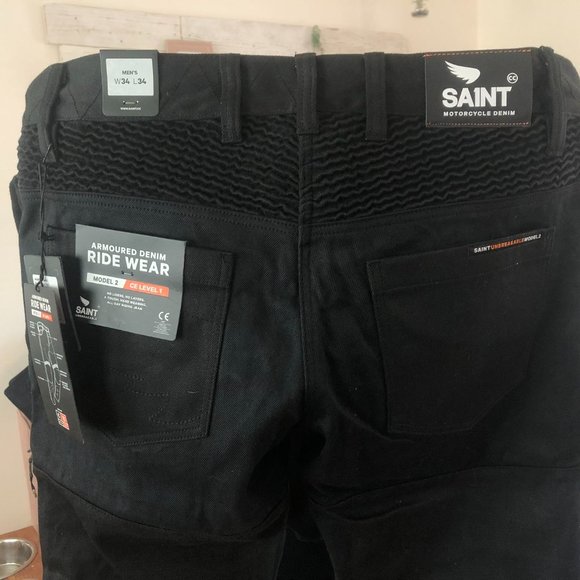 SAINT Unbreakable Model 2 Motorcycle Denim (Size 34) - Picture 2 of 11